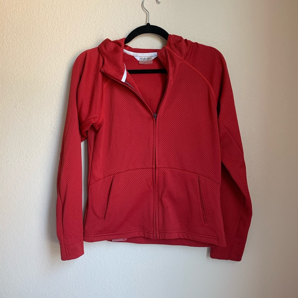 Salomon Women’s Red Hooded Zip-Up